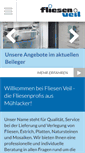 Mobile Screenshot of fliesen-veil.de